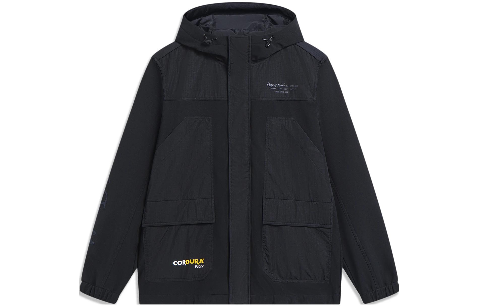 Li Ning Jackets Men s Black Hooded Moderate Other AFDT693-1 L