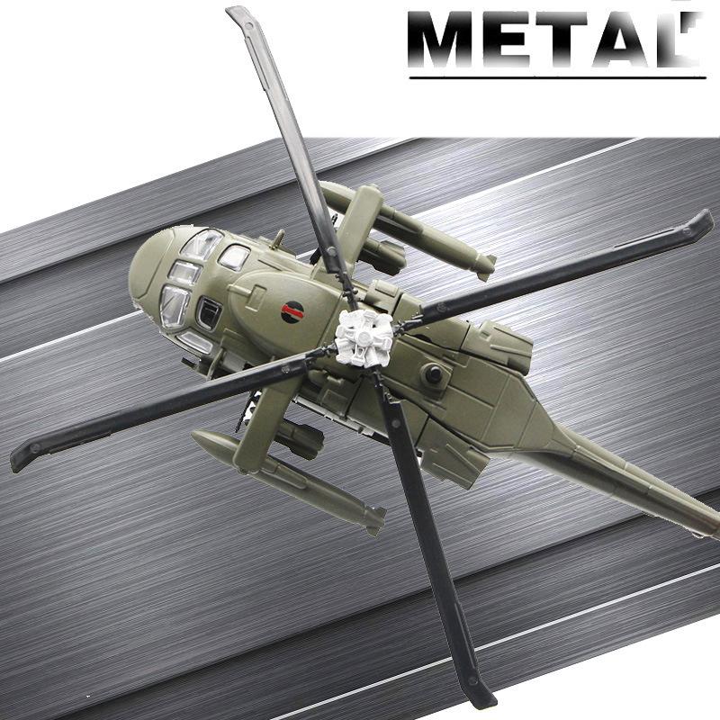 1/64 UH-60 Hawk Helikopter Wielozadaniowy Model Samolotu Ze Stopu Symulacja Metalowy Model Latający Zabawka Dźwięk i Światło Prezent dla Dzieci