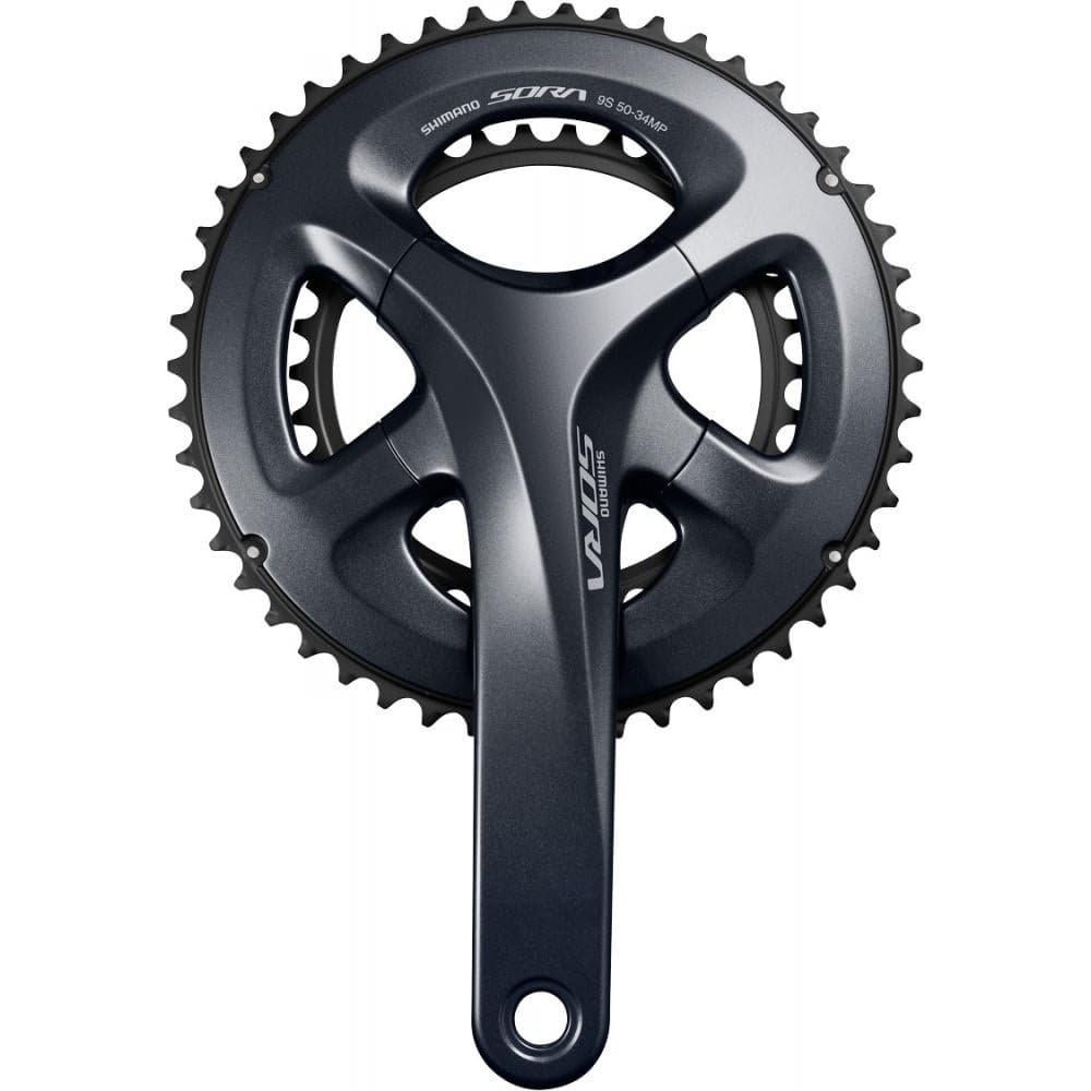 Shimano Sora FC-R3000 Crankset 50x34T 165mm 9-Speed Compatible with External Bottom Bracket