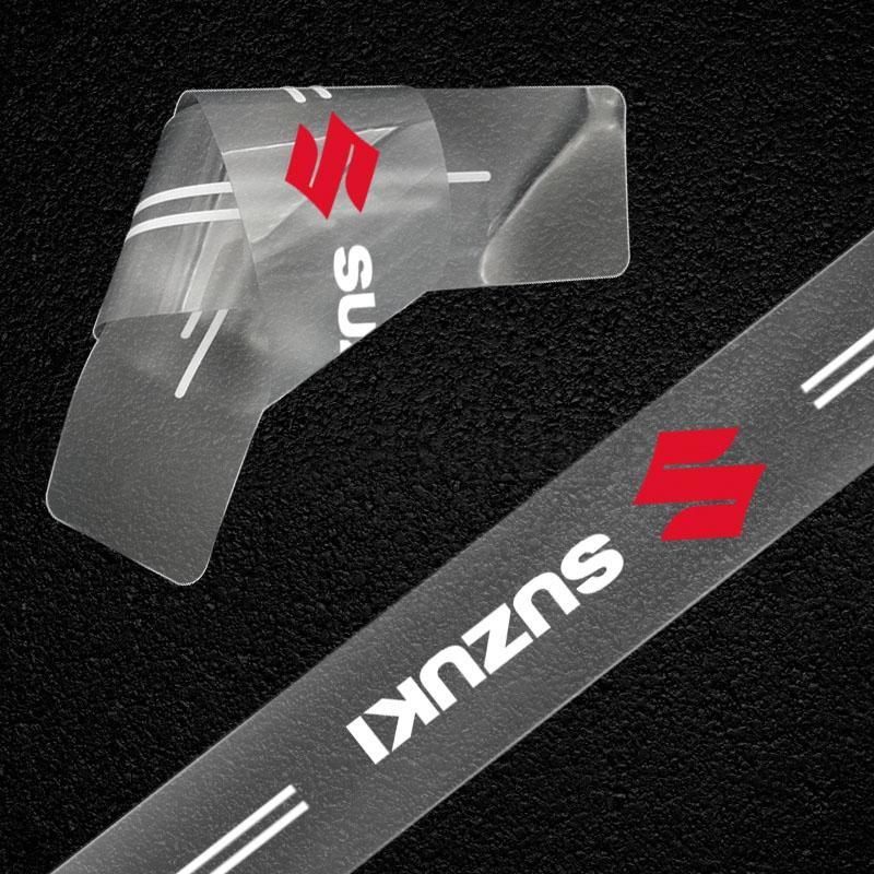 Transparent Car Trunk Badge Protective Sticker For Suzuki Jimny GW250 Samurai Vitara Swift Baleno SX4 Ignis Alto Splash Swace