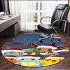Pokemon Print Round Rug, Washable Floor Carpet, For Entryway Dorm Laundry Room Office Study, Home Decor Birthday Christmas Gift