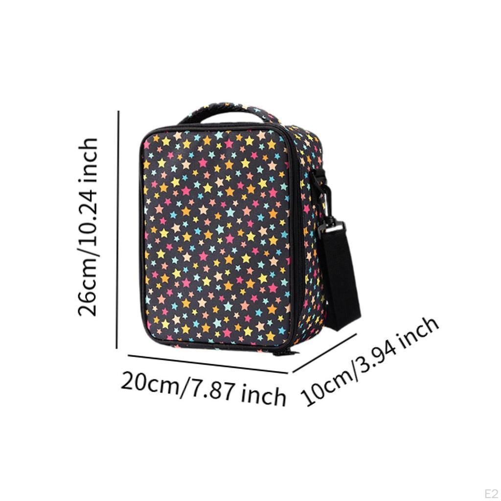 Insulated Lunch Box Food Container Organizer Reusable Portable Cold Thermal Bag Handbag for
