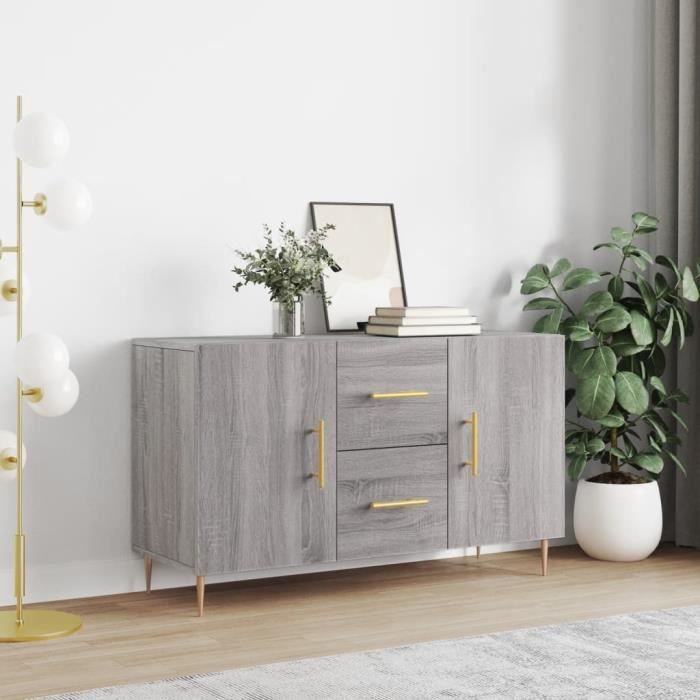 VidaXL Buffet sonoma gris 100x36x60 cm bois d'ingénierie 828162