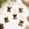 2026 Christmas Advent Calendar for Dog Lovers - Cute Pet Series Hanging Ornaments for Christmas Tree Decor Holiday Countdown