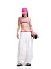 Tuogu Women's Slimming Paratrooper Wide-Leg Pants - Spring/Summer Style, Casual Loose Fit, Floor-Length.