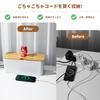 Cable Wire Concealing Power Strip Outlet Concealing Cord Storage Easy Opening and Includes 10 Cord Clips and 5 Cable Ties 1 Box, Box, Case, Box, Box,