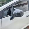 For Honda CIVIC 2012 2013 2014 Car Rearview Side Mirror Cover Wing Cap Exterior Sticker Rear View Case Trim Carbon Fiber Black