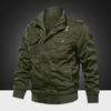 Men's Autumn Jacket Washed Large Size Jacket Cotton Military Jacket Men's