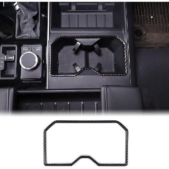 Aunginsy Car Rear Seat Central Armrest Cup Holder Cup Trim Frame Cover Compatible with Toyota Tundra/Sequoia 2022-2025 Car Back Center Console Water