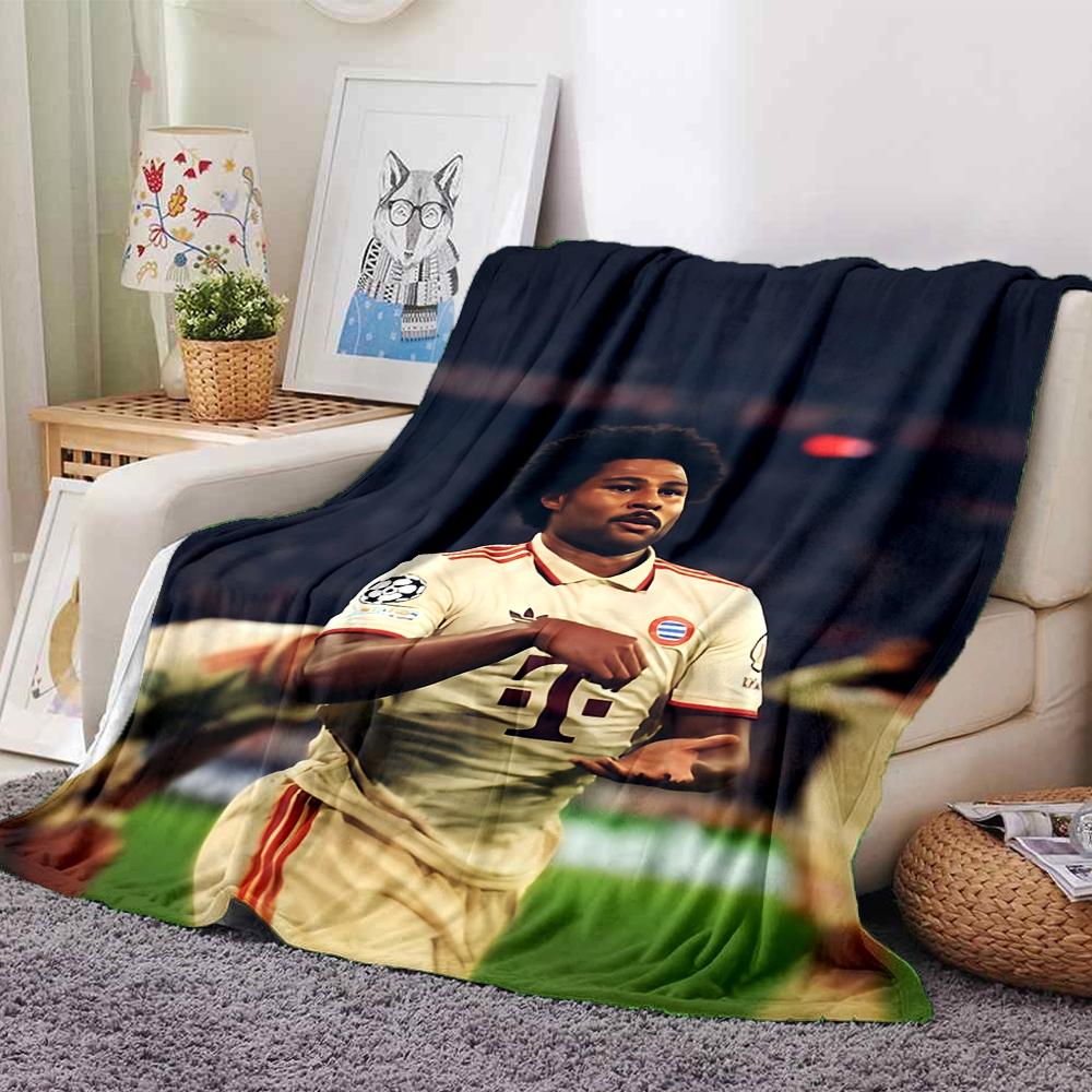 Urban Style Portrait Blankets Flannel Printed Breathable Warm Throw Blanket for Home Office Bedspreads 0708a71