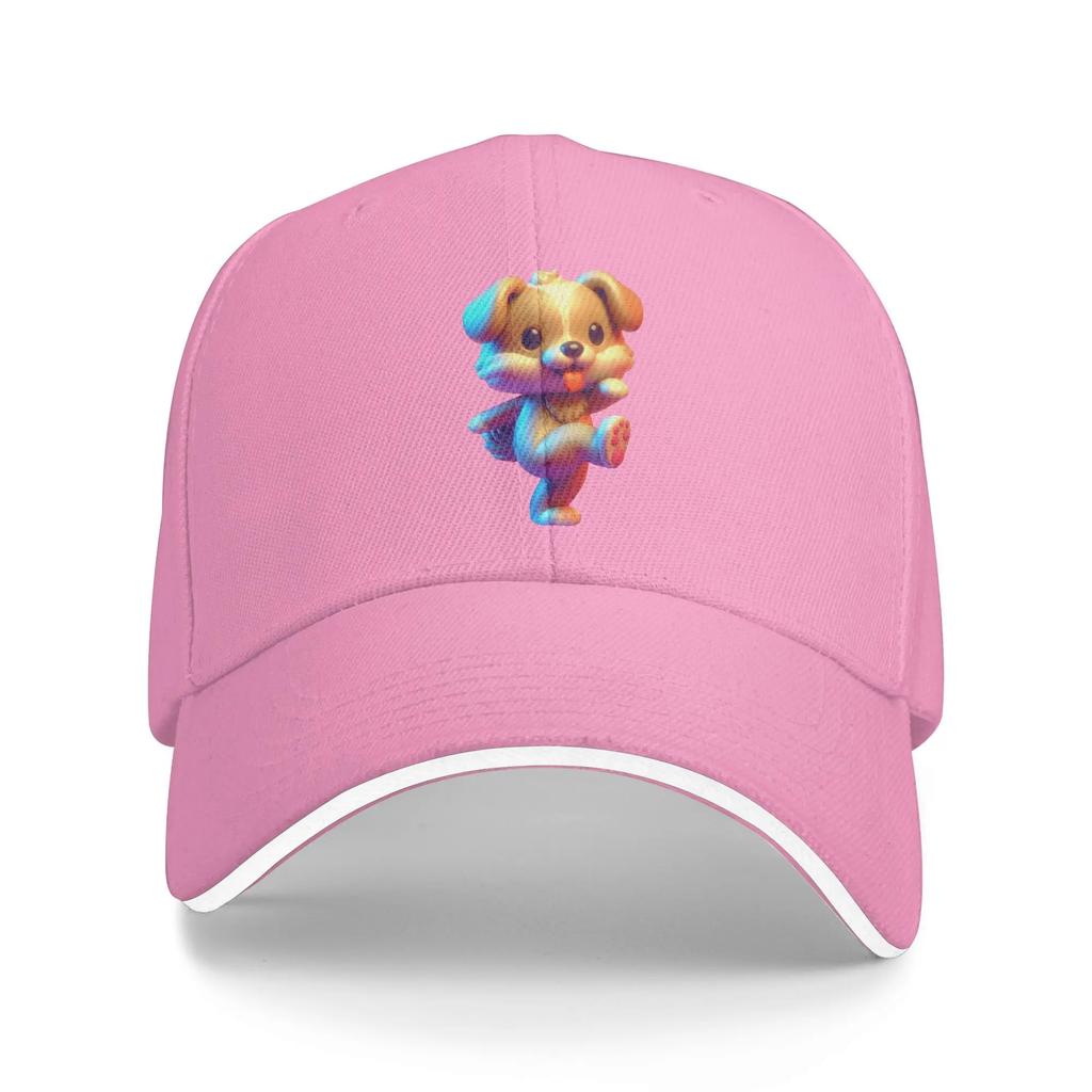 3D Animals Baseball Cap Dancing Dog Tennis Skate High Quality Trucker Hat Unisex Adult Fashion Design Baseball Caps