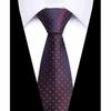 Elegant European & American Men's 8CM Hand-tied Silk Polyester Tie - Casual Business Style