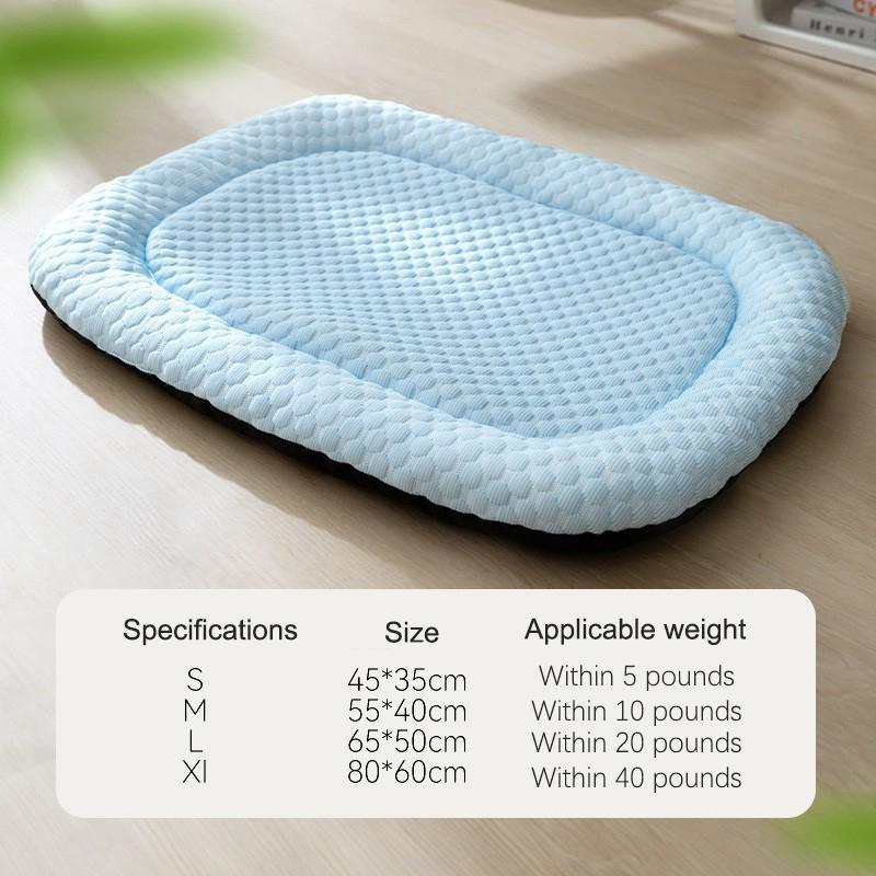 Summer Cooling Mat Sleeping Pad Pet Bed Mats Breathable And Absorbent Suitable For Small And Medium-Sized Cats And Dogs