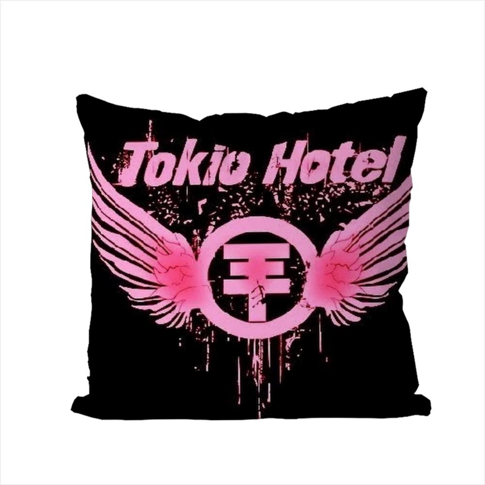 Band Tokio Hotel Pillow Case For Car Sofa Decorative Home Doublesided Print Plush Square Throw Pillow Cushion Cover