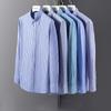 Camicie Oxford in Cotone Casual da Uomo con Taschino Singolo, Manica Lunga, Vestibilità Standard, Comode, Button-down, a Quadri
