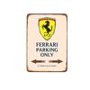 Wall Metal Decor Plaque Vintage Tin Garage Motorcycle Store Bar Home Decorate For Ferrari Roma 488 Portofino F8 Roma Spider SF90 MQ3