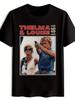 Vintage Thelma & Louise Film Grafisk T-shirt Dam Herr Bomulls T-shirt Casual Sommar Överdimensionerad Rundhalsad Nyhetstop Streetwear