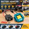 Li-ion Power Tooks Adapter for Makita / DeWalt / Milwaukee / Ryobi Li-ion Battery