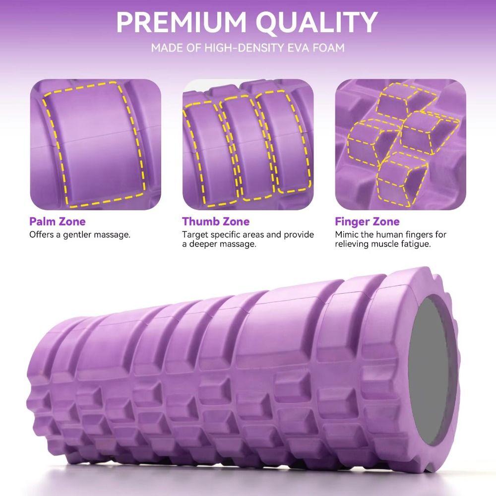High Density Fitness Back Roll EVA Foam Fitness Yoga Column Durable Yoga Foam Roller Exercise
