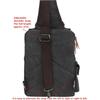 Retro crossbody taška, plátěná taška přes rameno pro muže a ženy, taška přes rameno, cestovní taška