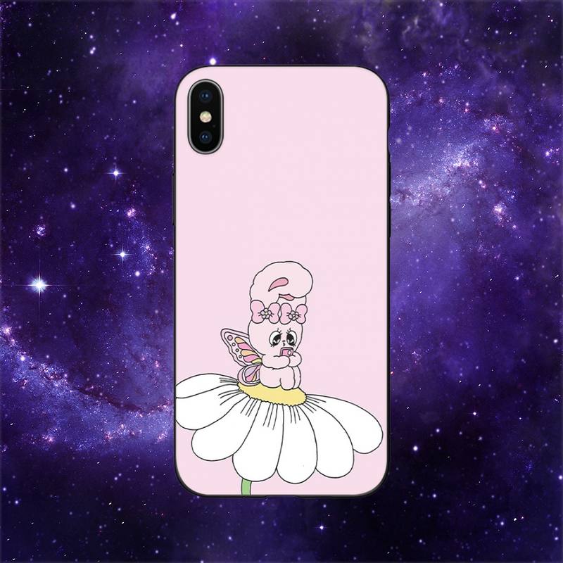 Cute Pink Rabbit Esther Bunny Smart Phone Case For iPhone 11 12 Mini 13 14 Pro XS Max X 8 7 6s Plus 5 SE XR Shell