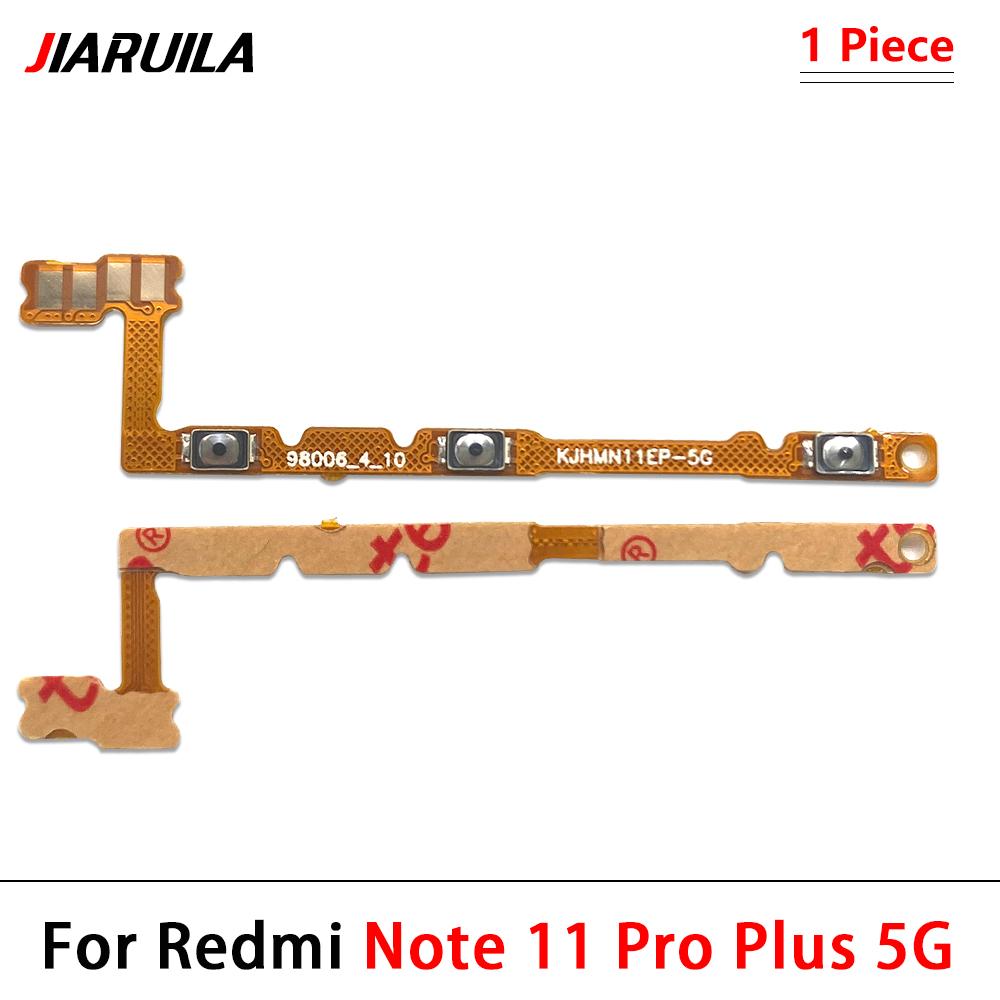 Power On Off Button Volume Key Switch Flex Cable For Xiaomi Redmi Note 10 10s 11 11s 11E 11T 12 12s 12 13 Pro Plus 4G 5G