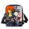 NARUTO Anime Kids Crossbody Bag, Adjustable Straps & Zipper, Light Durable Shoulder Bag, Daily School Bag Boys & Girls Ages 5-11