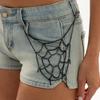 Gothic Spider Web Waist Chain Punk Metal Pants Chain Hip Hop Tassel Pants Chain Trendy Accessory For Women Halloween Party