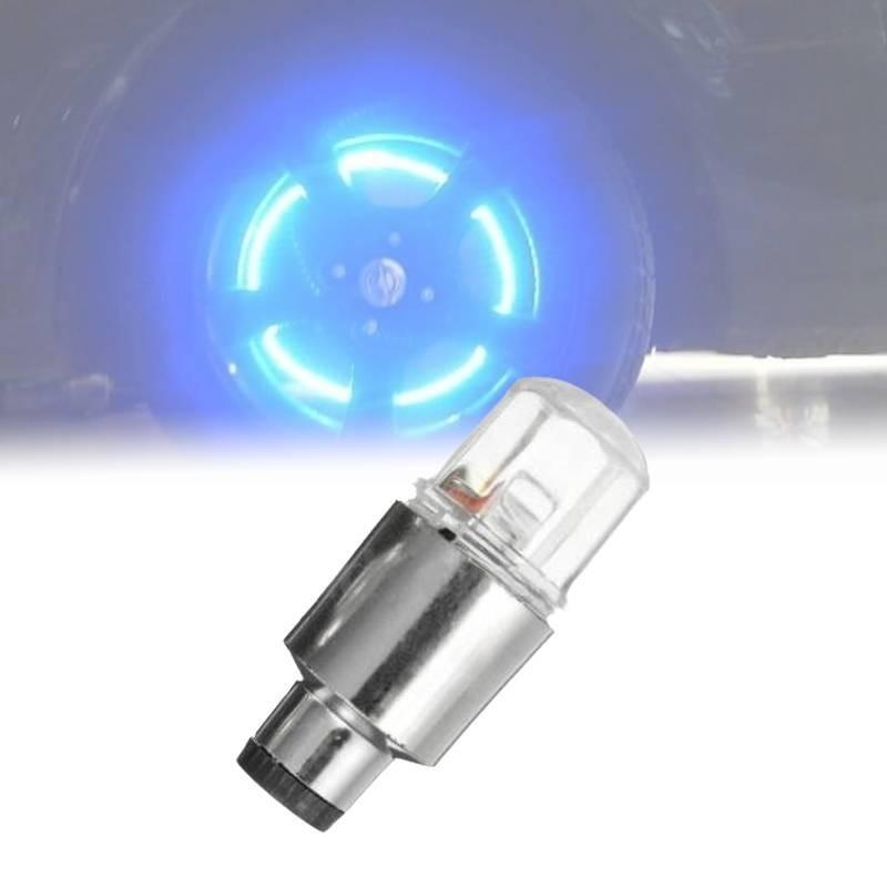 Bright Multicolor Motorcycle Car Tire Valve Cap Lights With Sensory Shock Wheel Accessories