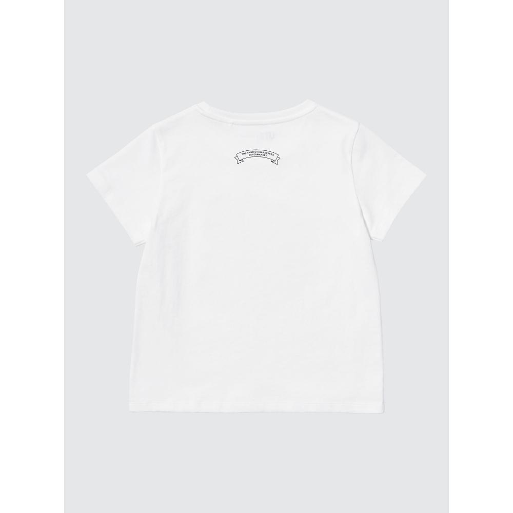 UnIqlo GIrls SanrIo CharacTers Crop UT  GraphIc T  shorT Sleeve  I