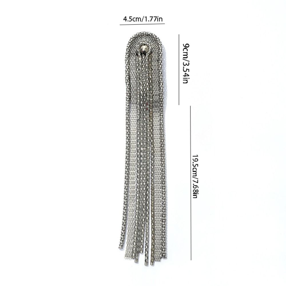 Zinc Zinc Alloy Tassel Chain Epaulettes Metal Tassel Epaulet Retro Gold Brooch Jewelry Suit