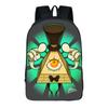 Mochila de Desenho Gravity Falls Com Design Durável e Grande Capacidade Para Estudantes