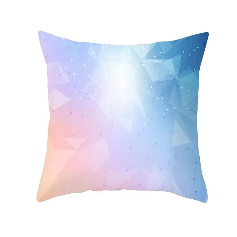 Home Decor Colorful Abstract Watercolor Pattern Pillow Covers Pattern Cushion Cover Suitable For Sofa Bedroom Car Pillow Cover