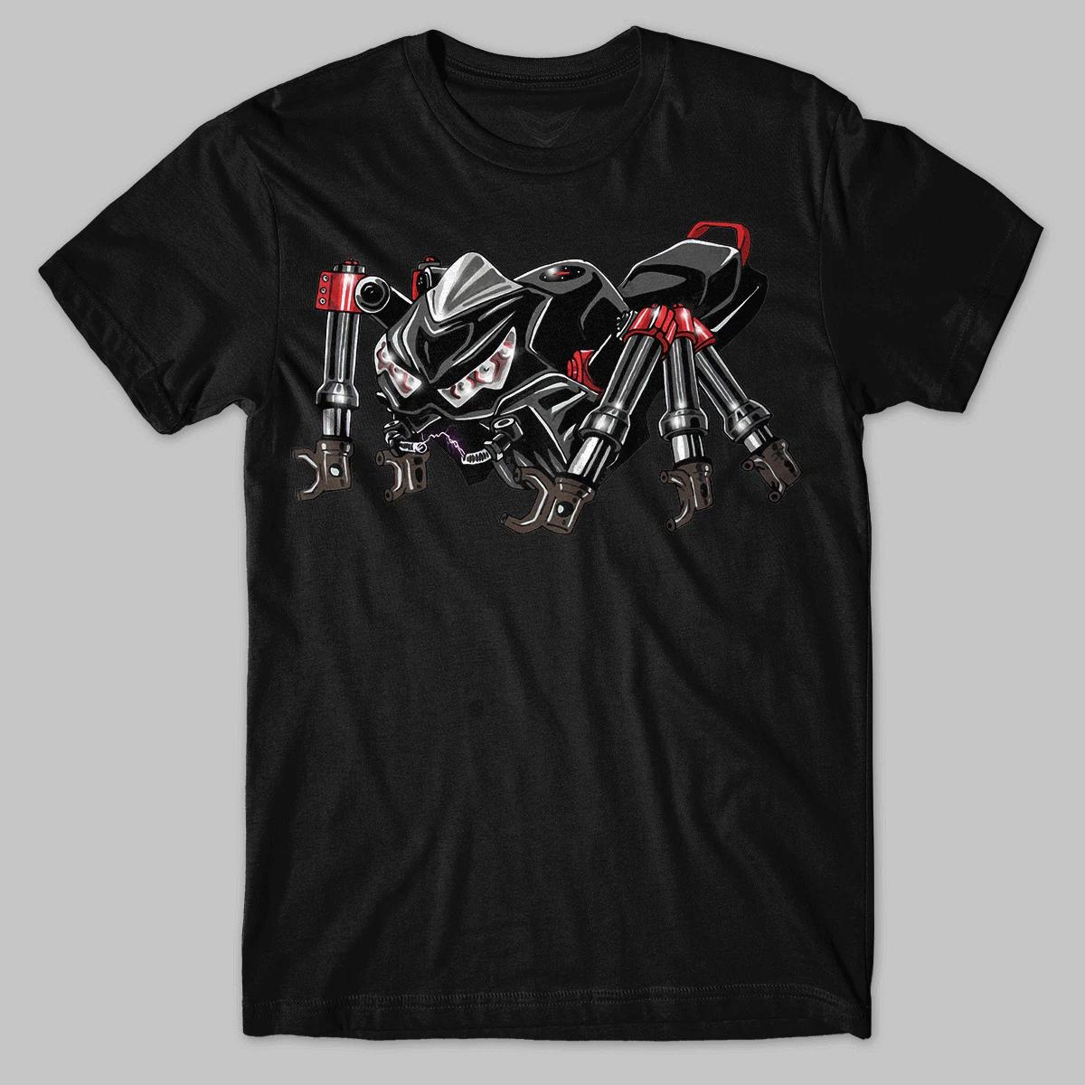 Kawasaki ZX14R T-Shirt, Motorcycle Tee Shirt for ZZR1400 & Ninja ZX-14 Riders XS