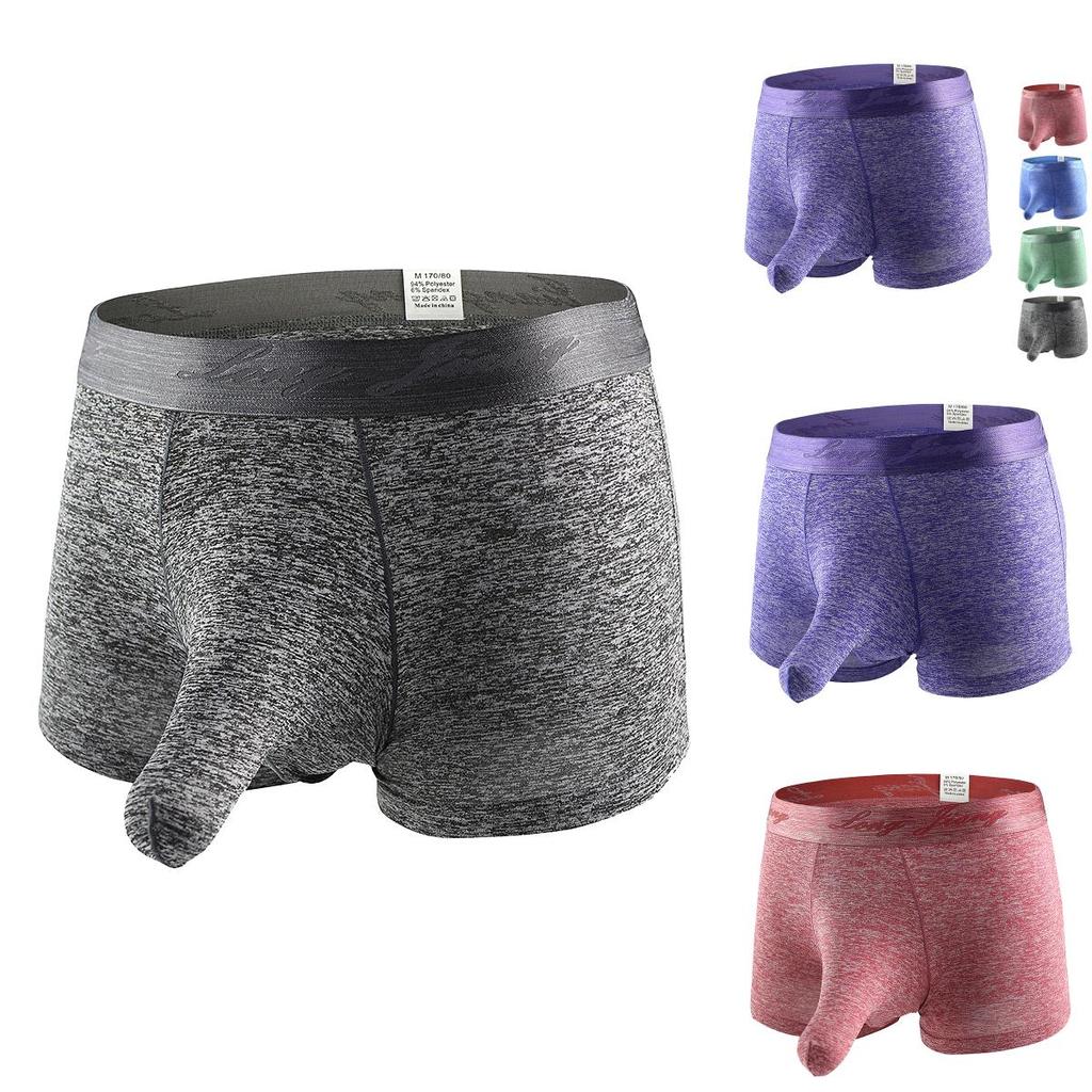 Premium Men's Open Penis Briefs Boxer Underwear With Comfortable Bulge Pouch Design
