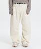 Gicheol Relax Curved Cotton Pants (Ivory)