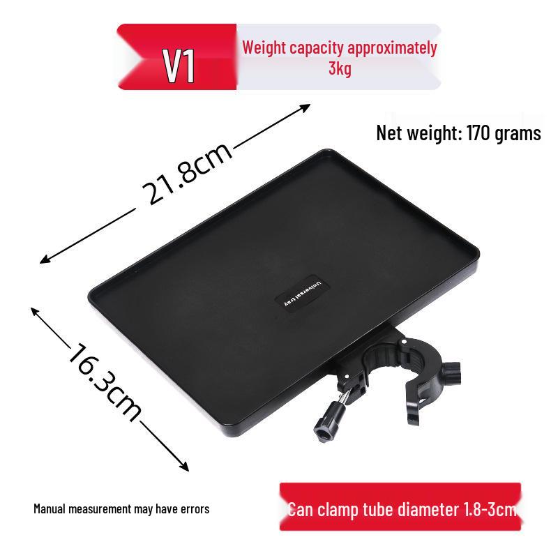 Regulowany stojak muzyczny z uchwytem na nuty, miejscem na telefon, metronomem, kartą dźwiękową i półką na akcesoria