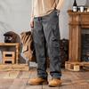 Overalls Men's Summer Thin Loose Functional Multi-Pocket Straight Casual Pants Men's Large Size Outdoor Work Pants