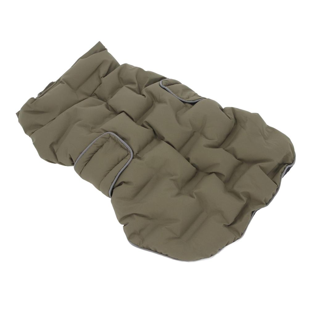 Dog Winter Jacket Warm Windproof Water Resistant Large Dog Warm Coat Reflective Strip Dog Coat