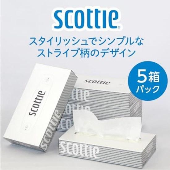 Nippon Seishi Kureshia Scottie Tissue Paper 200 sheets 5 boxes 12 packs (60 boxes)