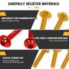 195pcs Fairing Screws Bolt Kit for Suzuki GSXR600 GSXR1000 Hayab GSX1300R GSX600F GSX750F SV1000 SV650 TL1000R/S DL650 DL1000