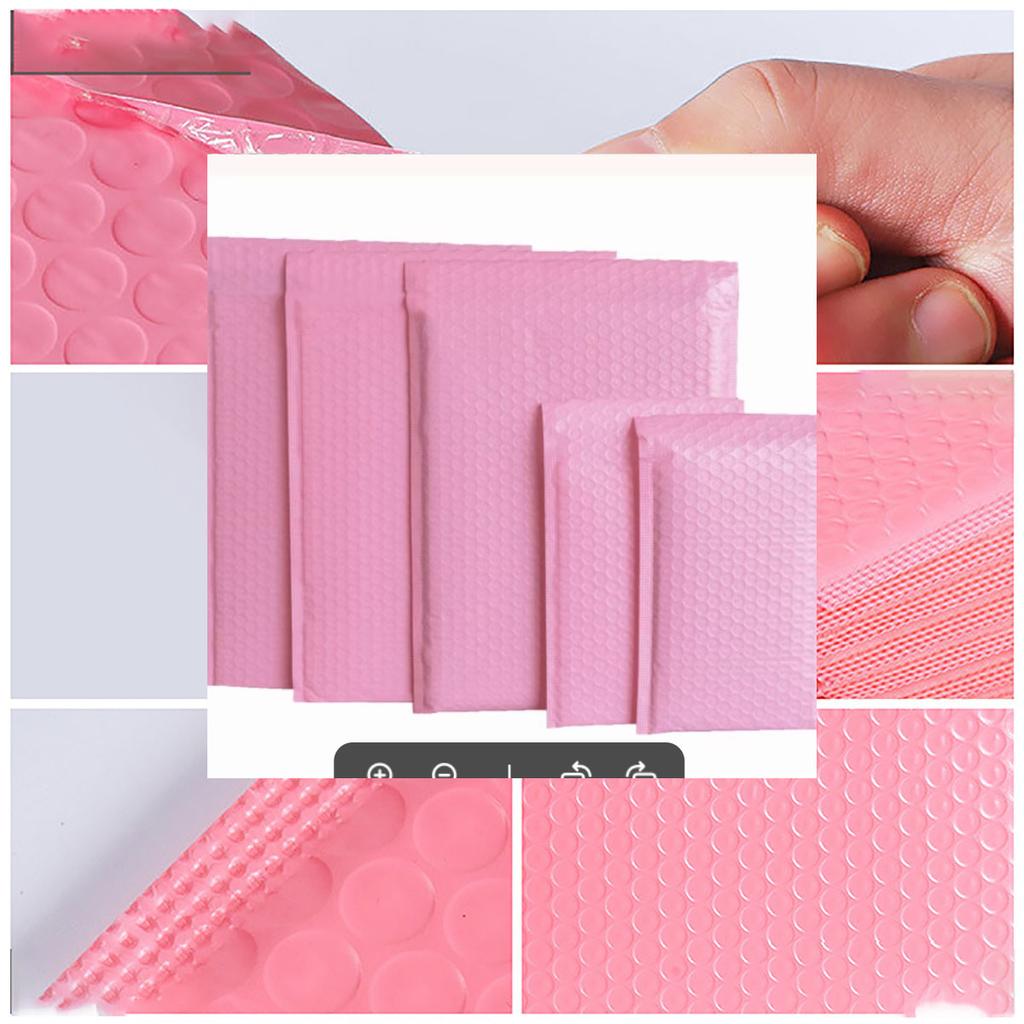 20pcs Bubble Mailers Pink Poly Bubble Mailer Self Seal Padded Envelopes