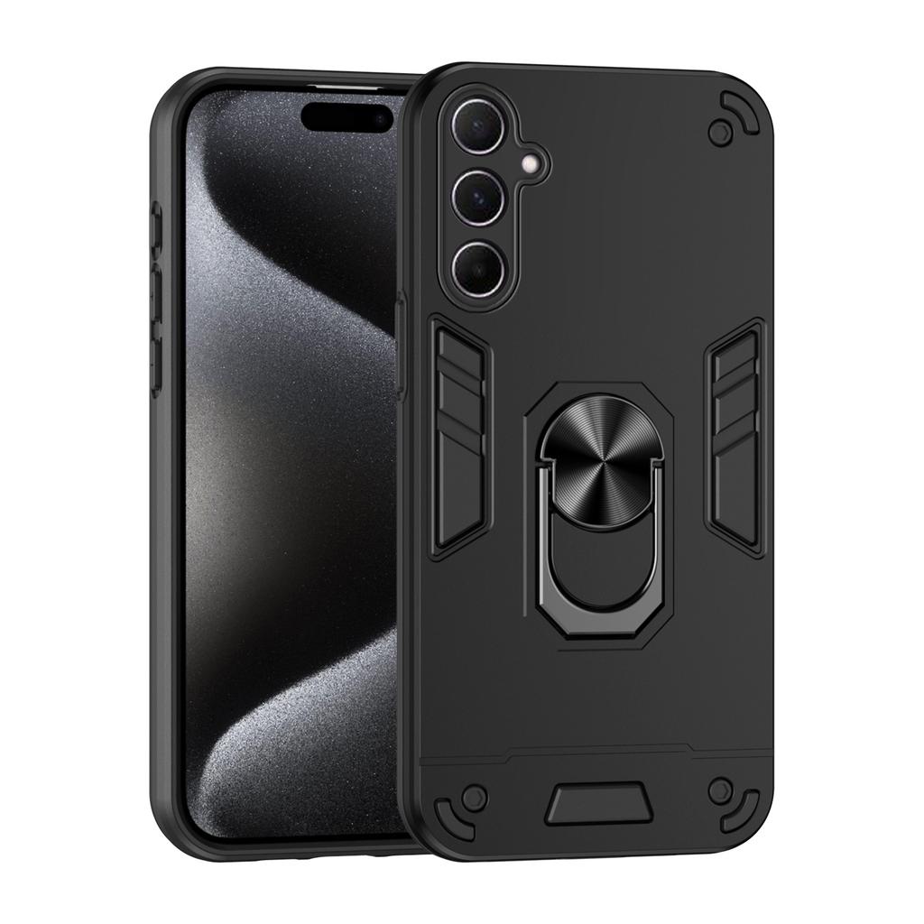 Military Armor Shockproof Case for Samsung Galaxy A56 A36 A26 A16 5G A06 Protective Cover Ring Stand Holder Fundas Coque