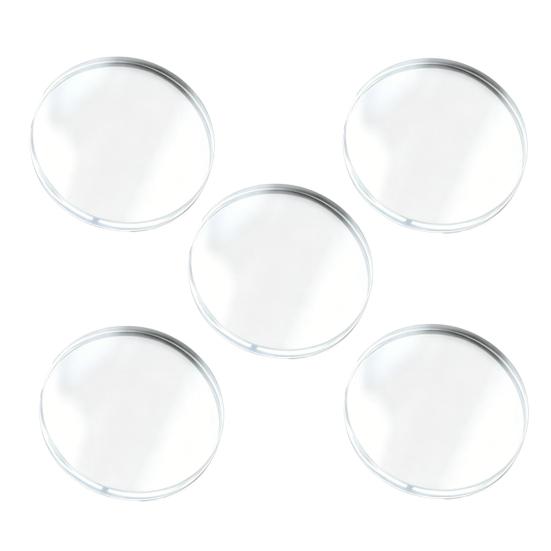 5/15/50 Sets Doe-het-zelf Acryl Koelkastmagneet Kit, Vierkant Rechthoek Rond Acryl Koelkastmagneet Decor Knutselwerk, Helder Acryl Foto Magneet met Lijm