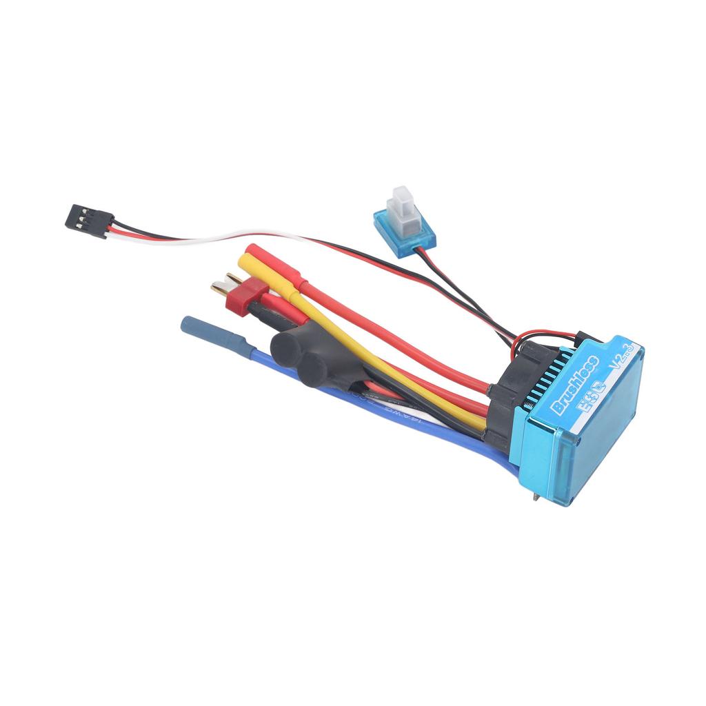 80A Brushless ESC Waterproof Brake Power Regulation Electronic Speed Controller for RC Car RC Boat