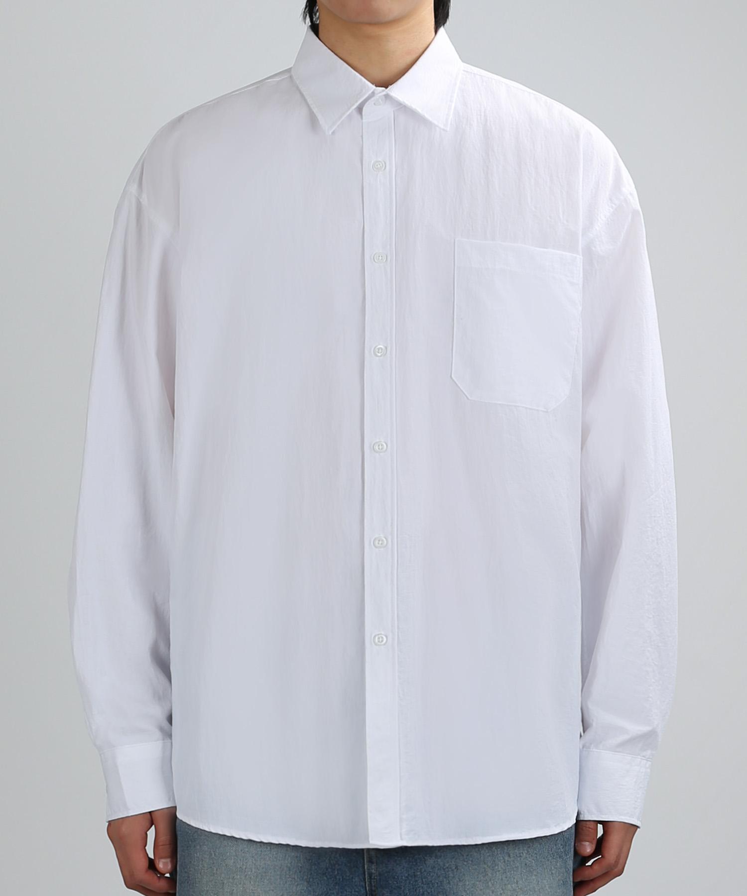 Berry Vein Gorp Over Shirts (White) M