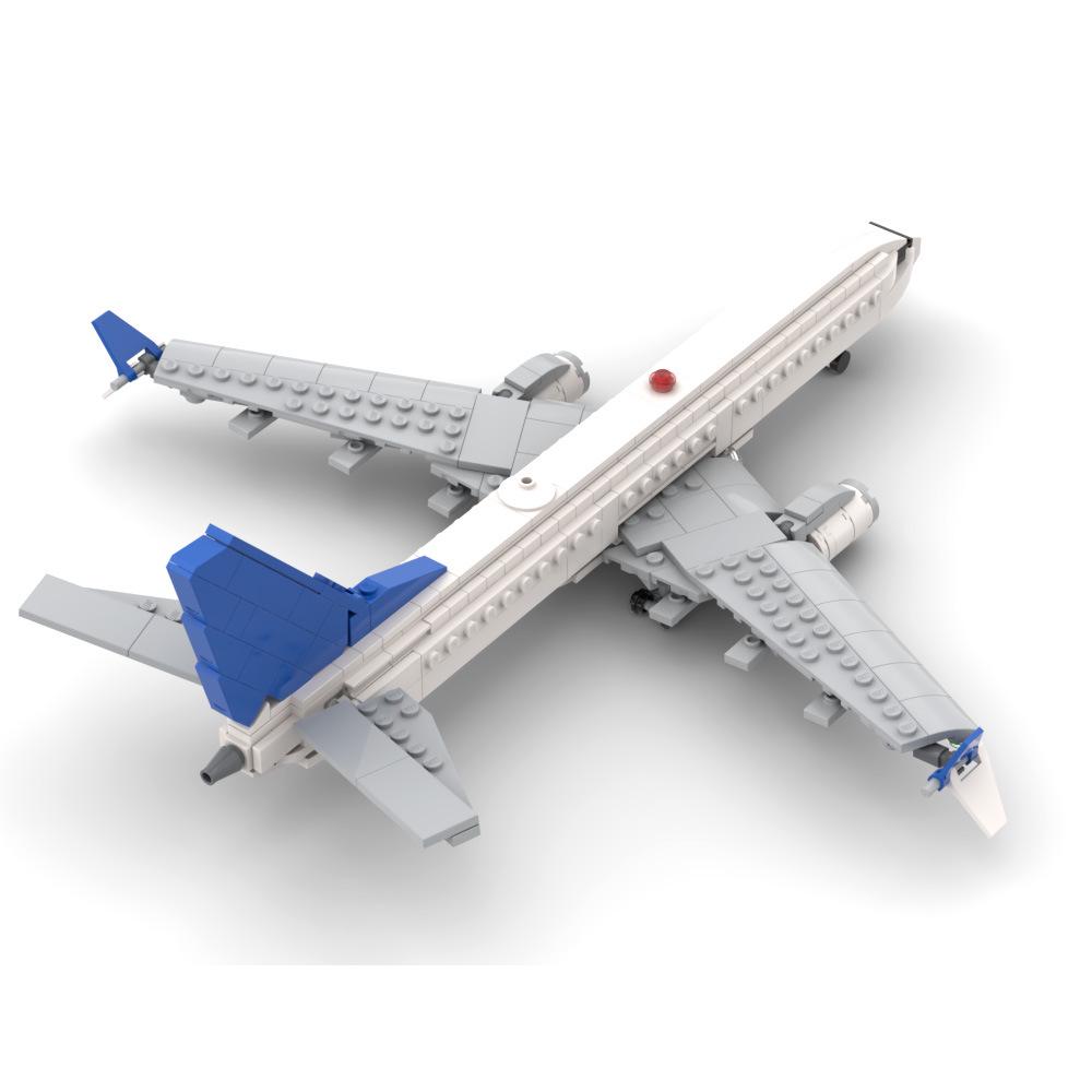 Jia Zhuan MOC32416 Boeing 737 Max Building Blocks - Small Particle Toy