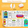Children's Drawing Roll Sticky Color Filling Paper Graffiti Scroll Coloring Paper Roll for Kids DIY Painting Educational Toys