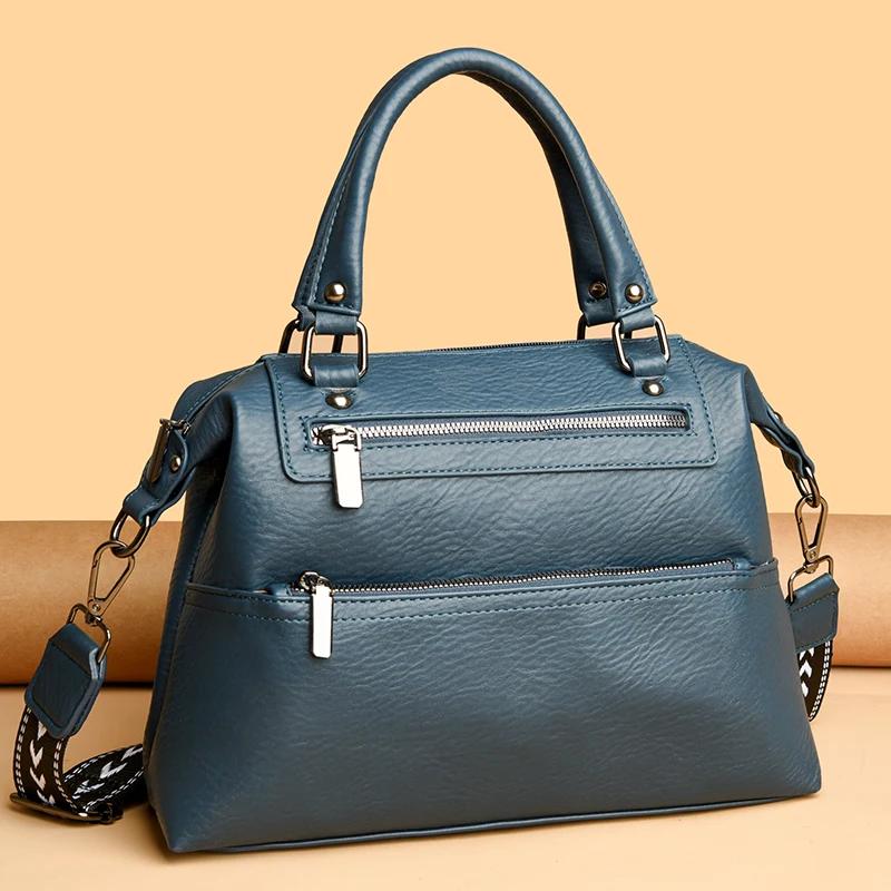 Large capacity crossbody bags for women real leather bags luxurious tote shoulder bag new