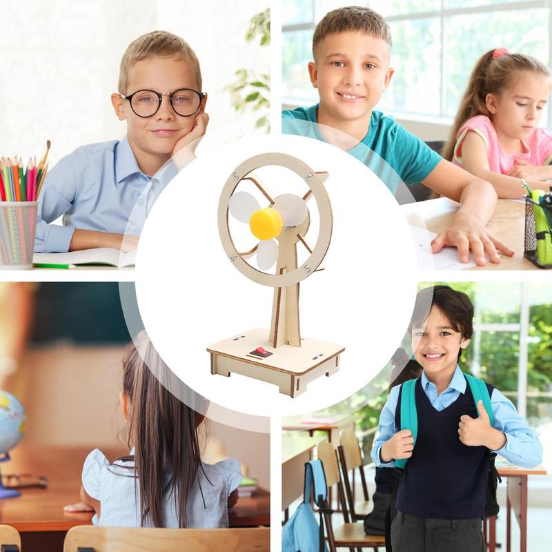 Wooden Fan Model Scientific Handmade Wooden Fan Handmade Science Experiment Project Fan For Boys And Girls Over 7 Years Old